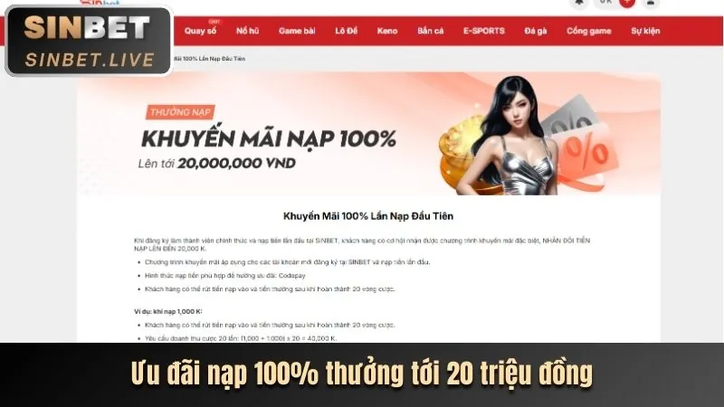 Hoàn trả thể thao W88